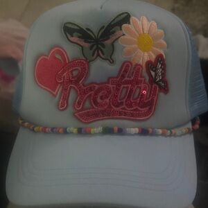 The Spring Shop Blue Mesh Cap